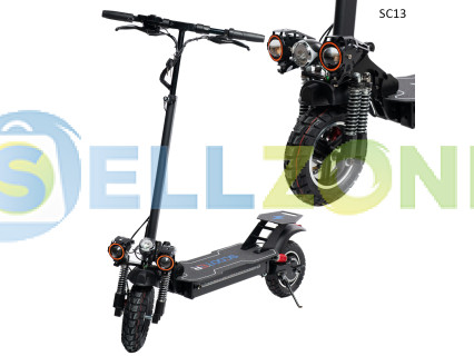 Ισχυρό ηλεκτρικό σκούτερ με οθόνη LED - SC13